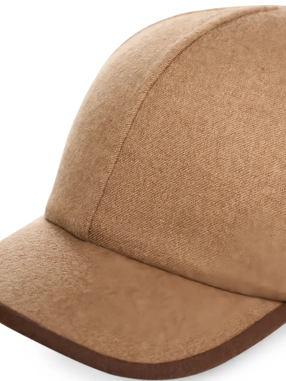 Canali Honkbalpet met contrasterende afwerking Beige