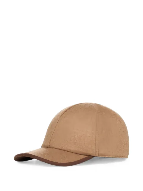 Canali contrast-trim baseball cap
