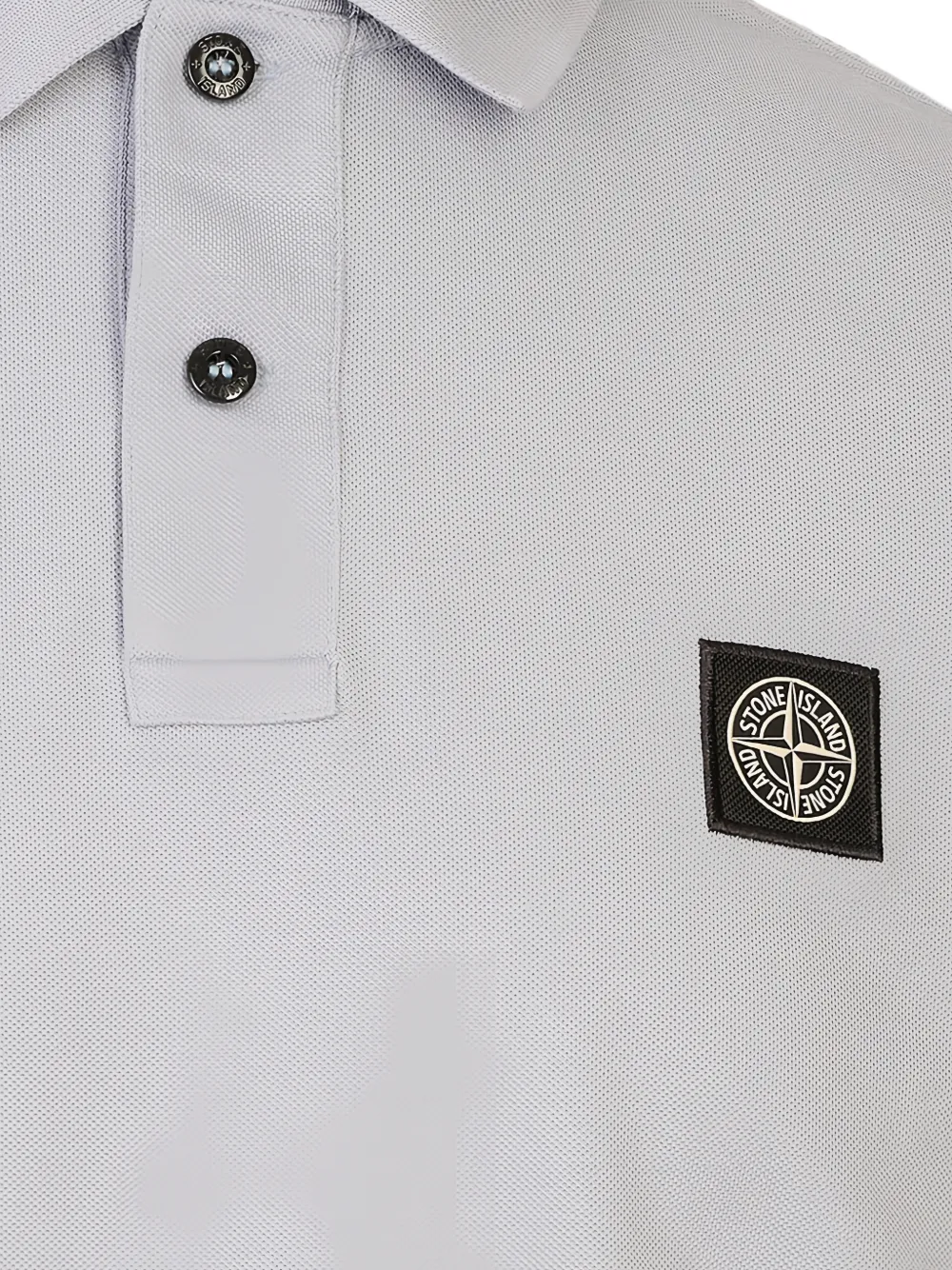 Stone Island Poloshirt met logopatch Grijs