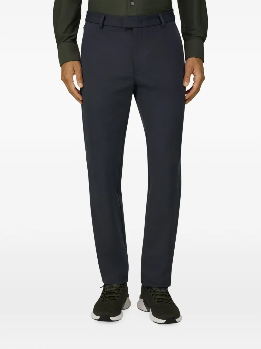 Boggi Milano B Tech broek van technische stof Blauw