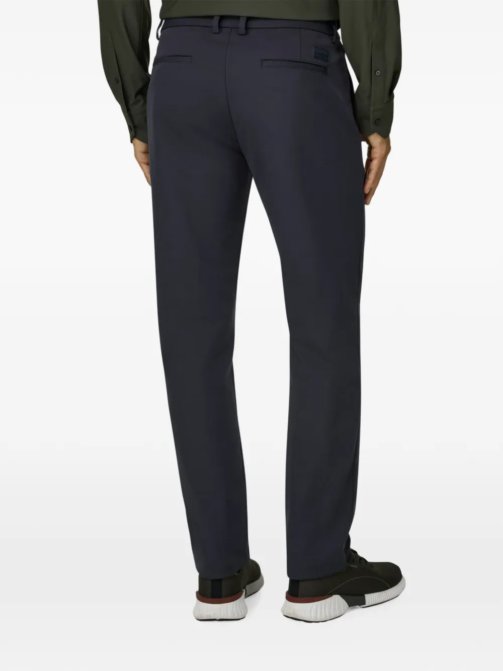 Boggi Milano B Tech broek van technische stof Blauw