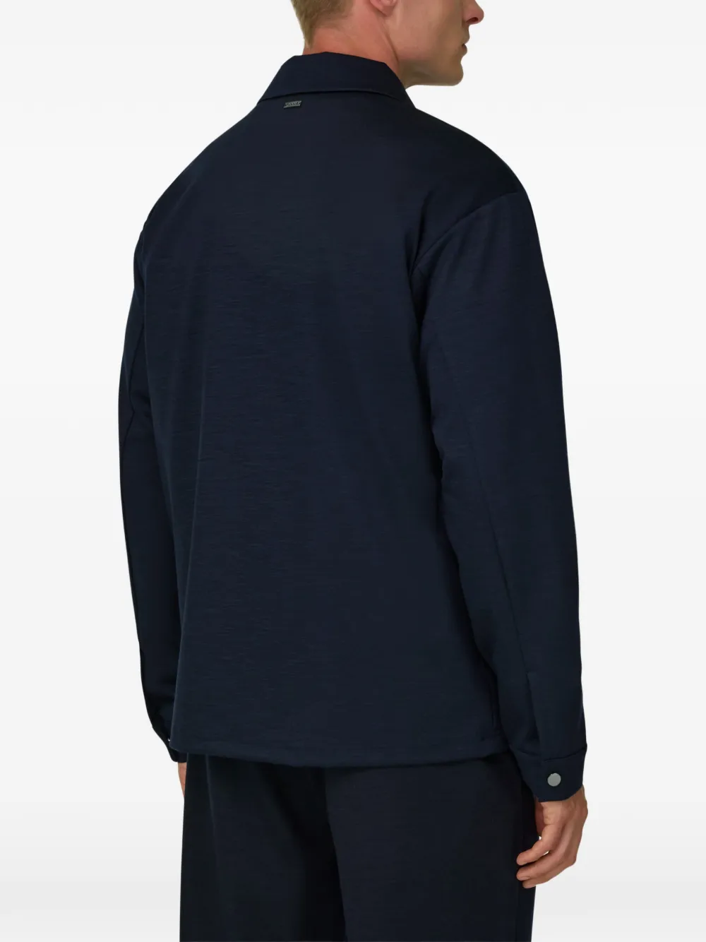 Boggi Milano WOOLTECH shirtjack Blauw