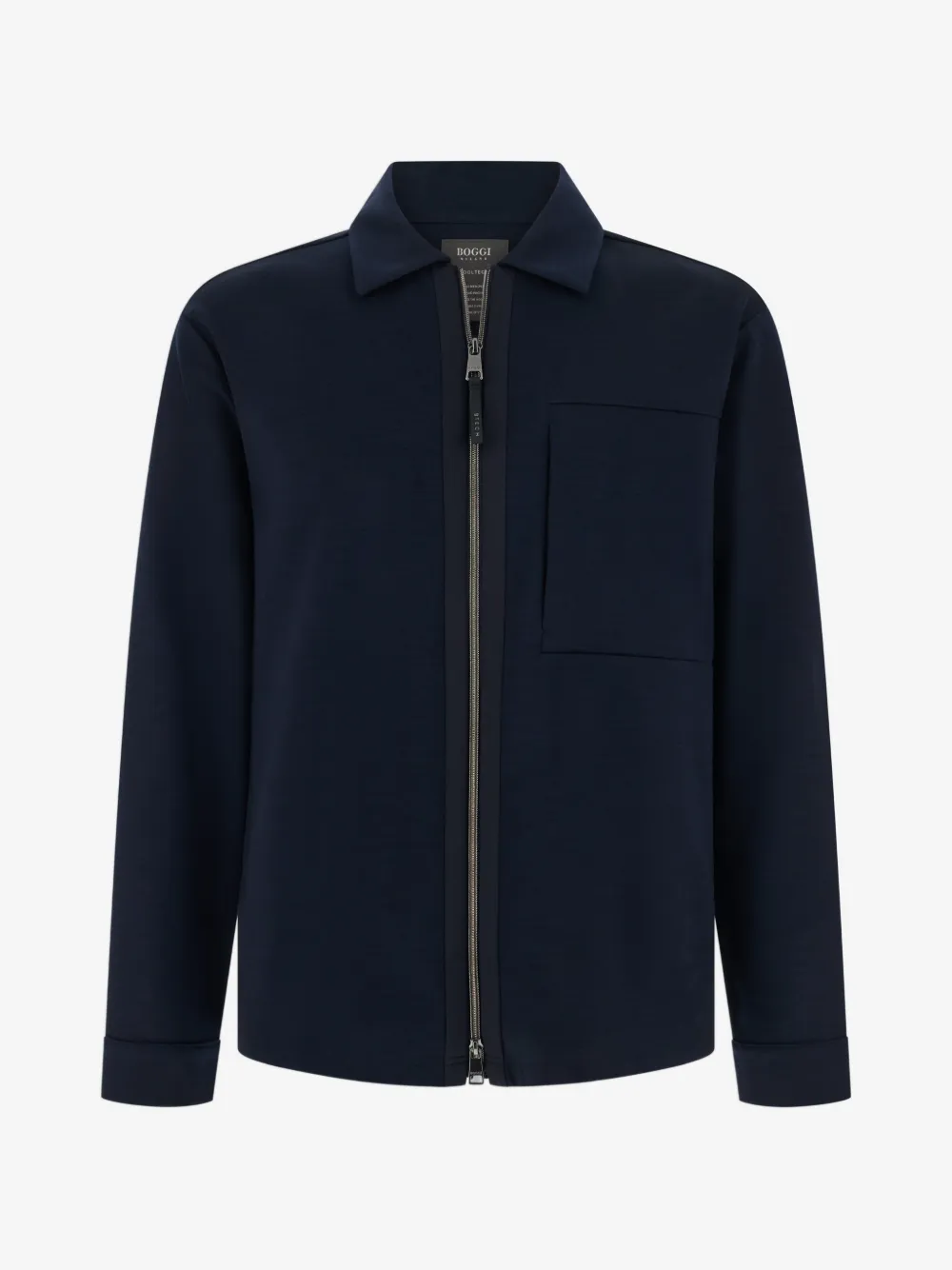 Boggi Milano shirt jacket WOOLTECH | Blue | Image 1