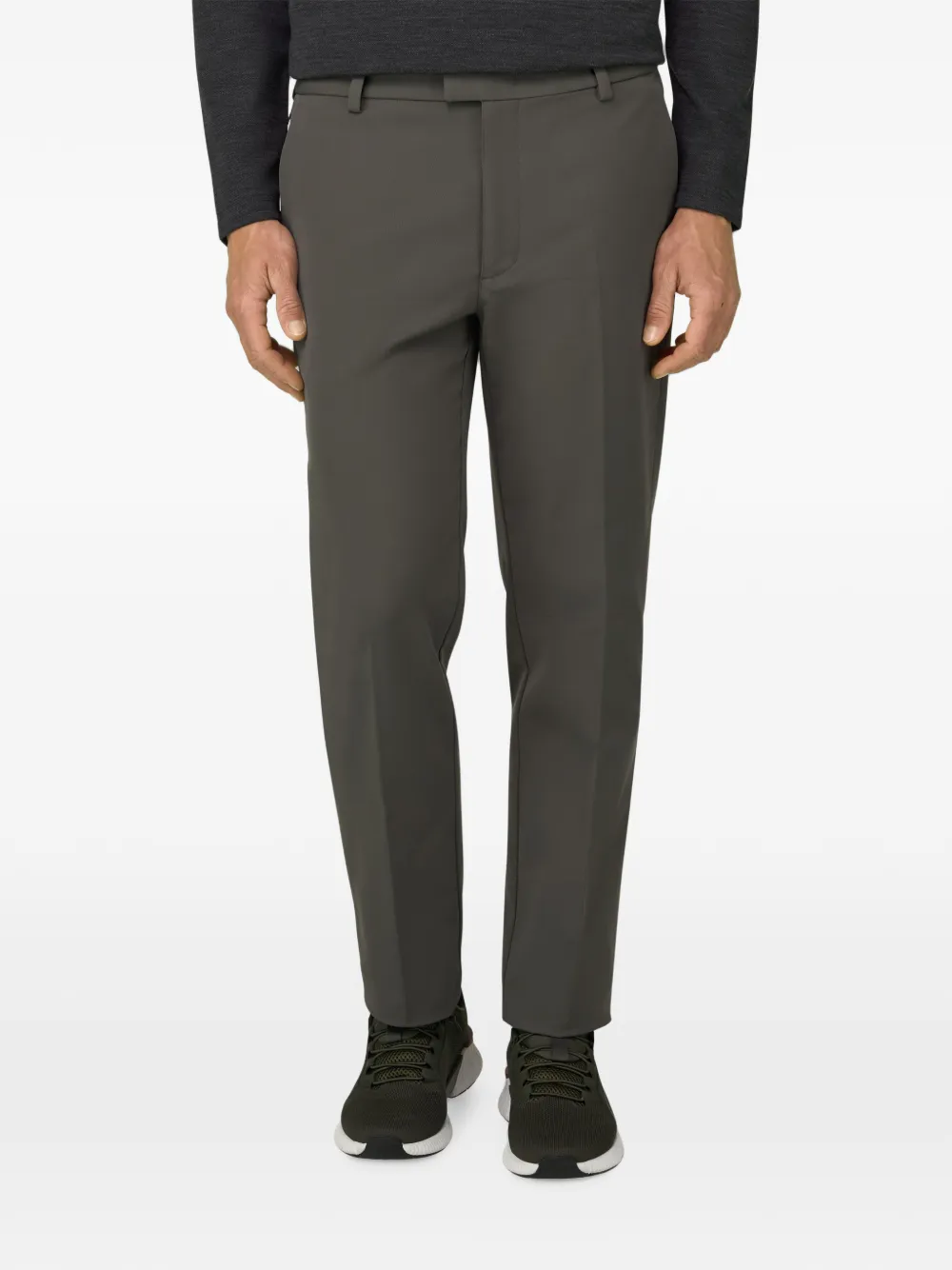 Boggi Milano B Tech broek van technische stof Grijs