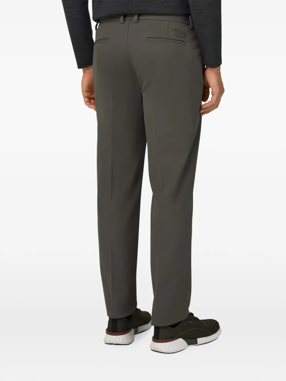 Boggi Milano B Tech broek van technische stof Grijs