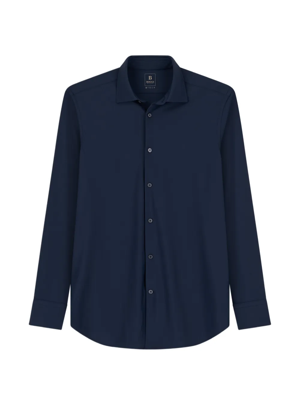 Boggi Milano B Tech スリムフィット シャツ | ブルー | Image 1