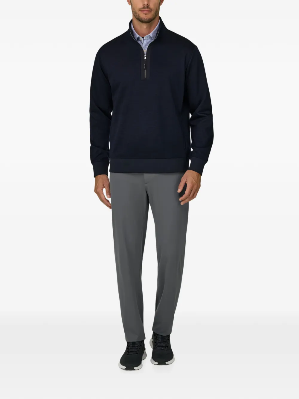 Boggi Milano Stretch nylon B Tech broek Grijs