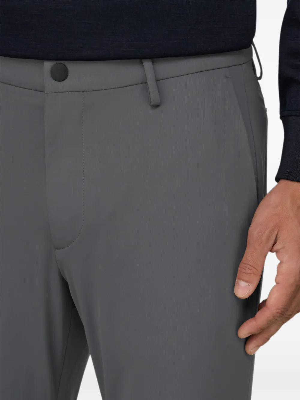 Boggi Milano Stretch nylon B Tech broek Grijs