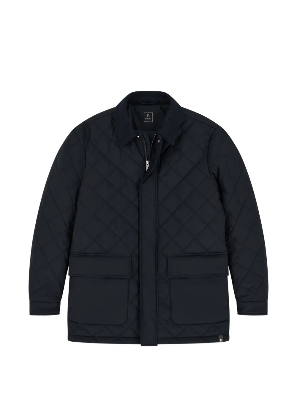 Boggi Milano peacoat padded in technical fabric - Nero