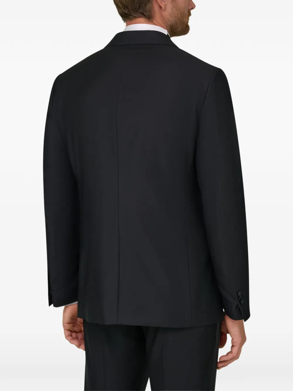 Boggi Milano Blazer met dubbele rij knopen Zwart