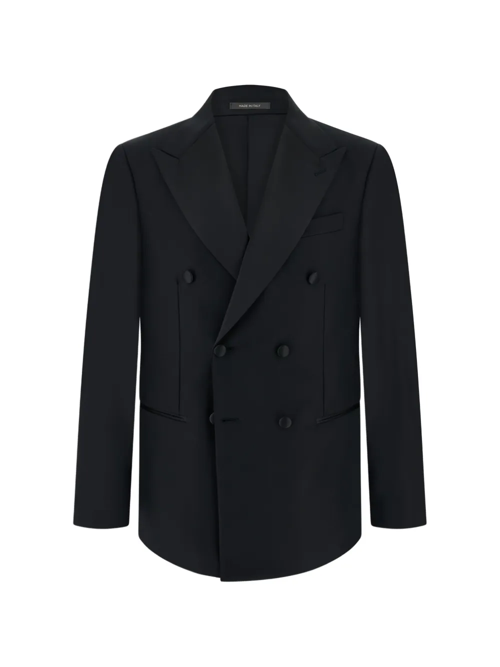 Boggi Milano double-breasted peak-lapel blazer