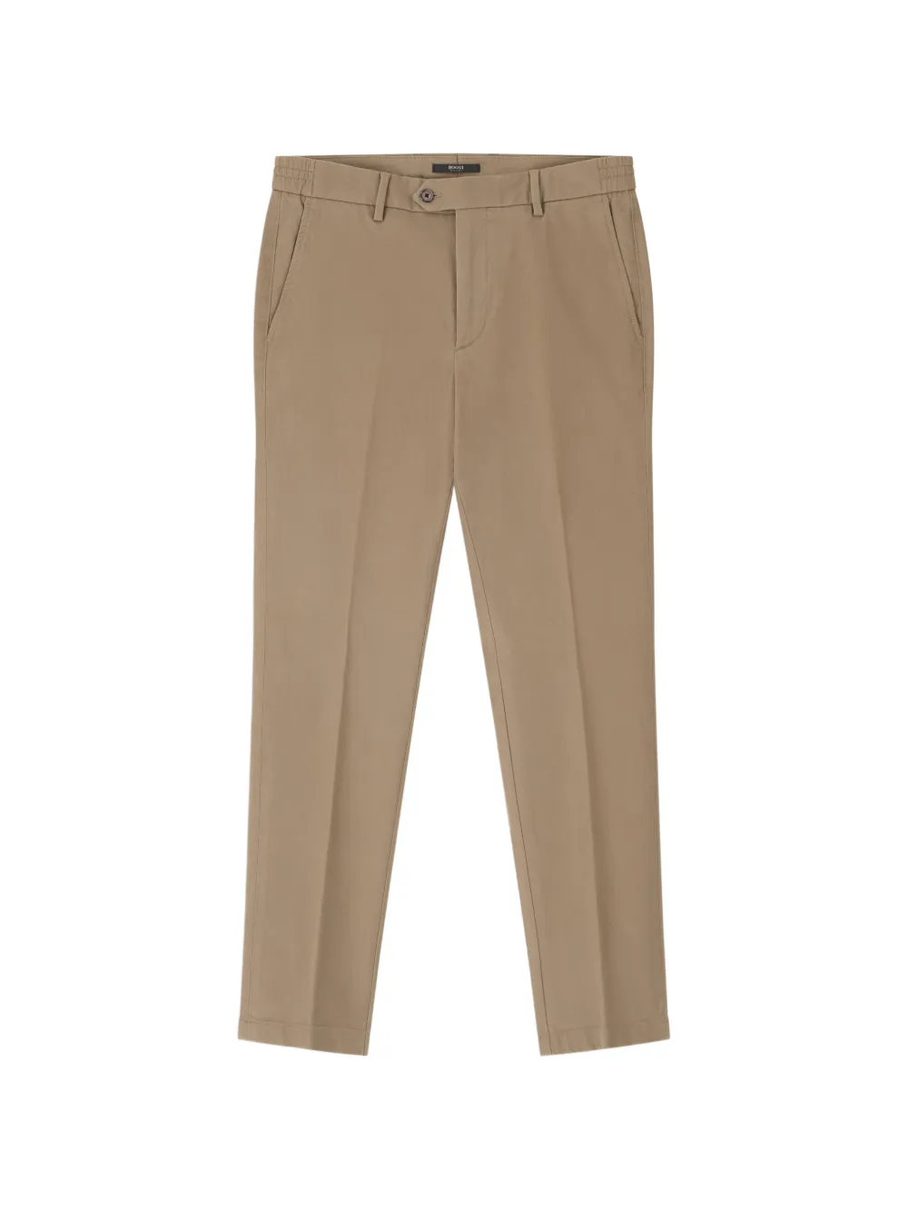 Boggi Milano trousers in stretch cotton tencel - Nude