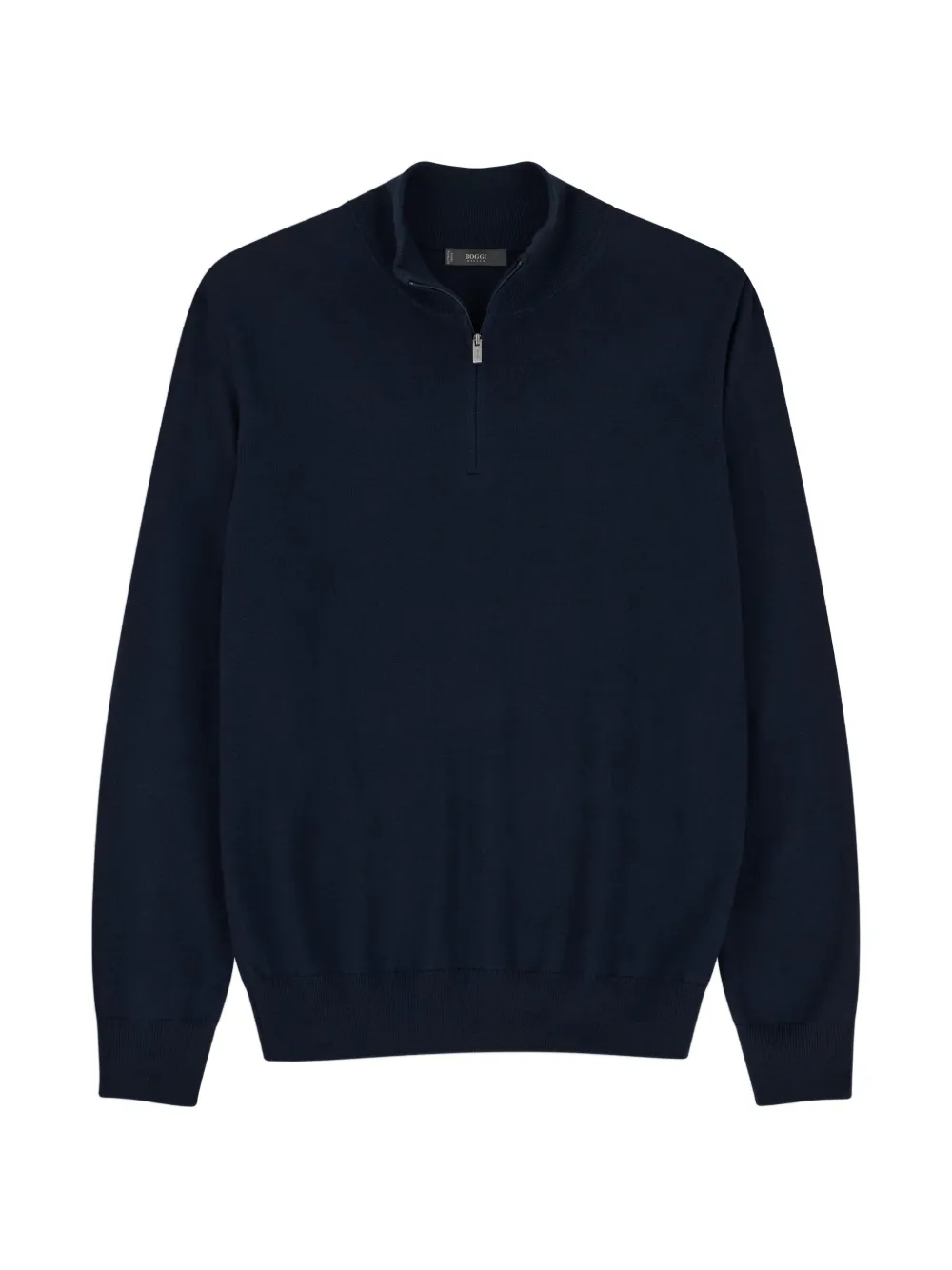 Boggi Milano クォータージップセーター | ブルー | Image 1