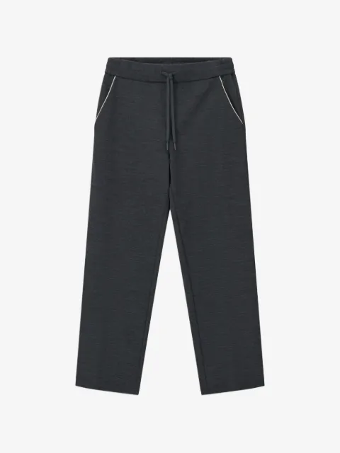 Boggi Milano joggers in wool blend WOOLTECH diagonal