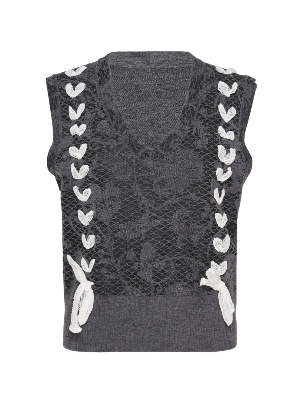 Renli Su sleeveless vest - Grigio