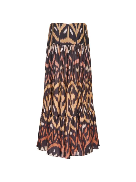 ZIMMERMANN Aster Ikat midi skirt