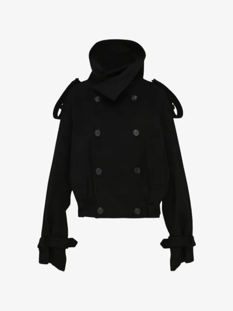 Yohji Yamamoto trench à boutonnière croisée