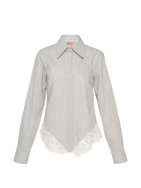 Nº21 camisa con ribete de encaje