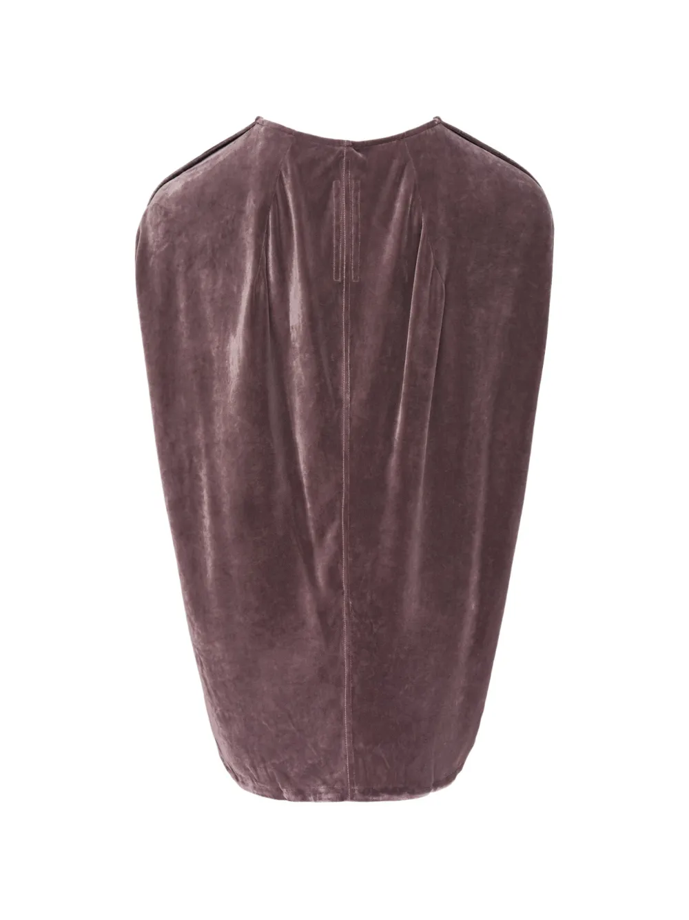Rick Owens Top met fluwelen effect en V-hals Paars