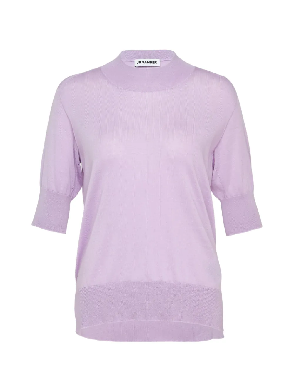 Jil Sander mock-neck cashmere top - Viola