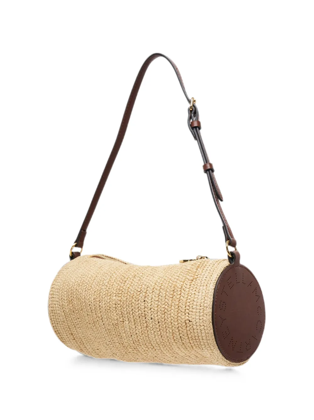 Stella McCartney Logo barrel shoulder bag - Toni neutri