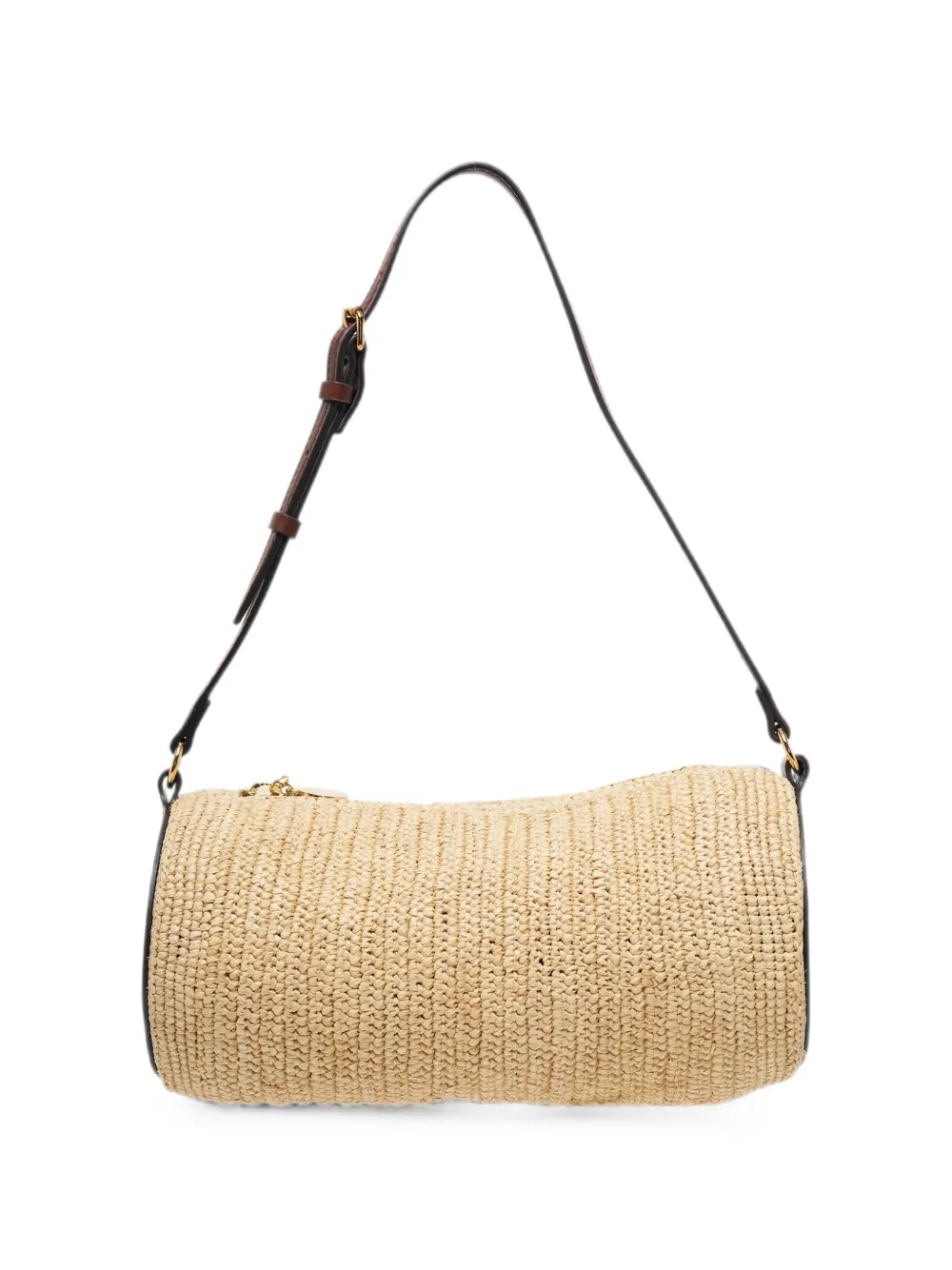 Stella McCartney Barrel schoudertas met logo Beige
