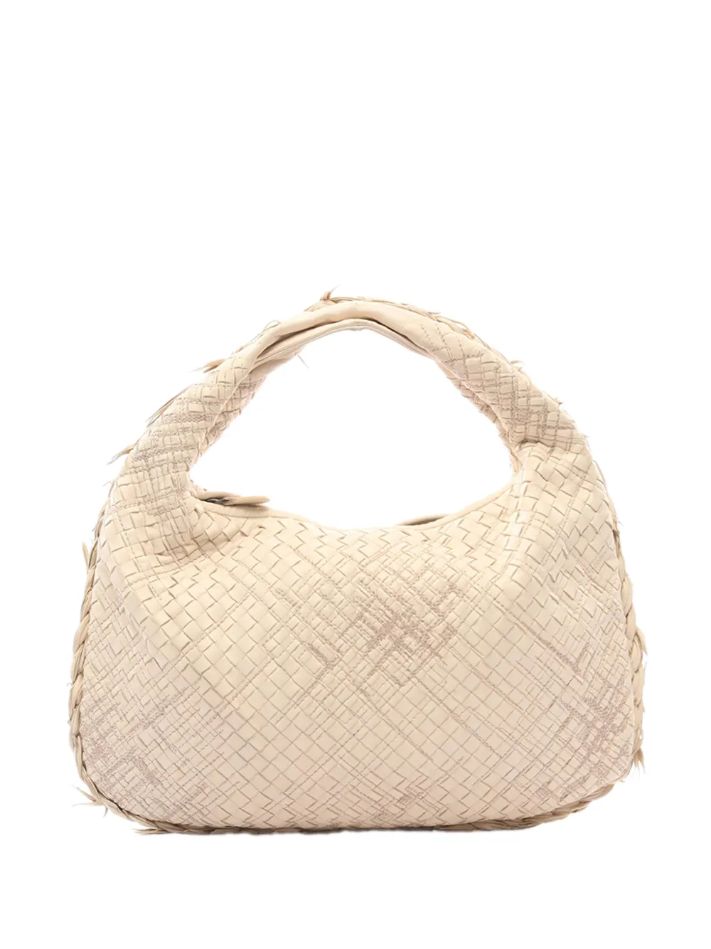 Bottega Veneta Pre-Owned 2012-2026 kleine Nappa Intrecciato Campana Beuteltasche - Nude