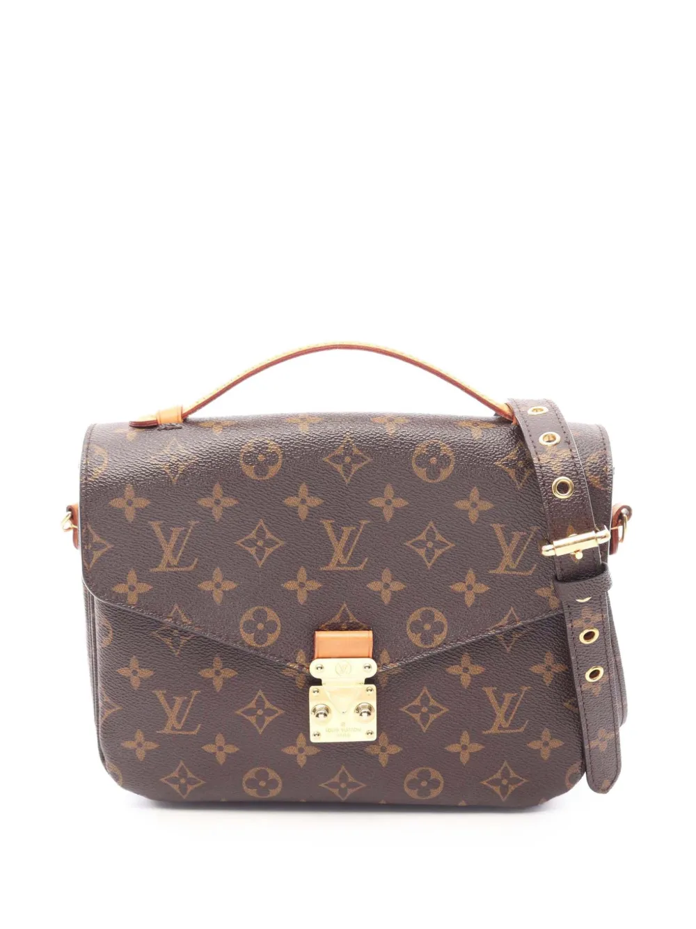 Louis Vuitton Pre-Owned Borsa a tracolla Pochette Metis con monogramma 2016 - Marrone