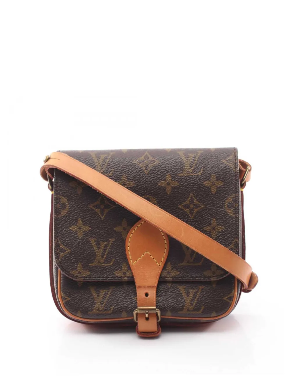 Louis Vuitton Pre-Owned 1990 Cartouchiere PM Umhängetasche mit Monogramm - Braun