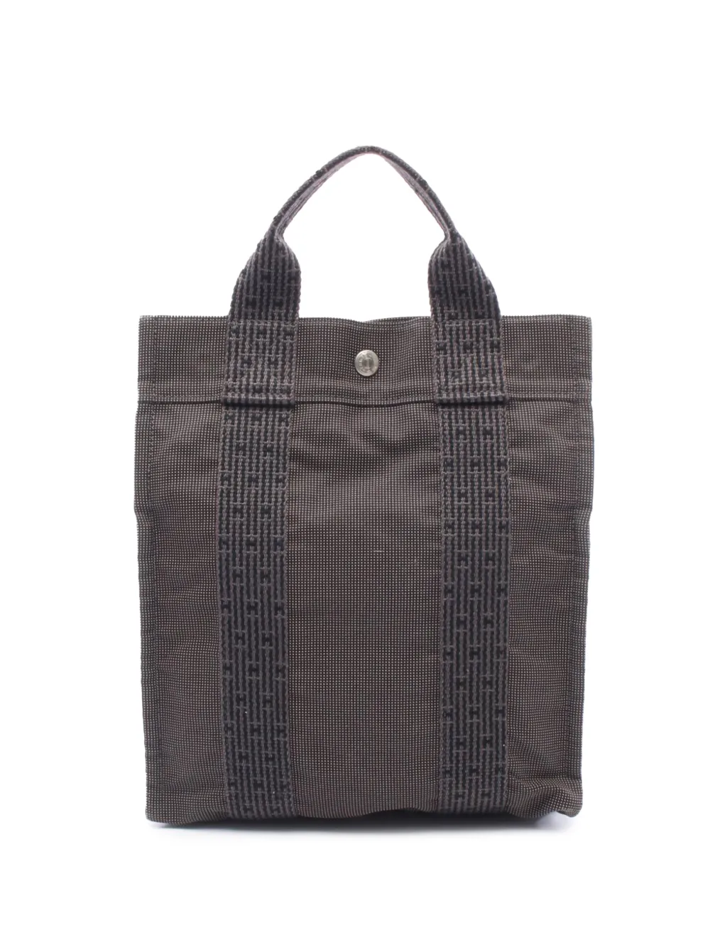 Hermès Pre-Owned 1990-2010 Herline PM Rucksack aus Canvas - Grau