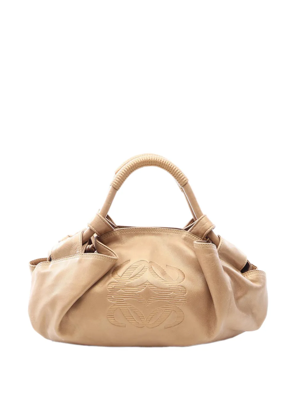Loewe Pre-Owned 2010-2026 Aire Beuteltasche im Metallic-Look aus Nappaleder - Gold