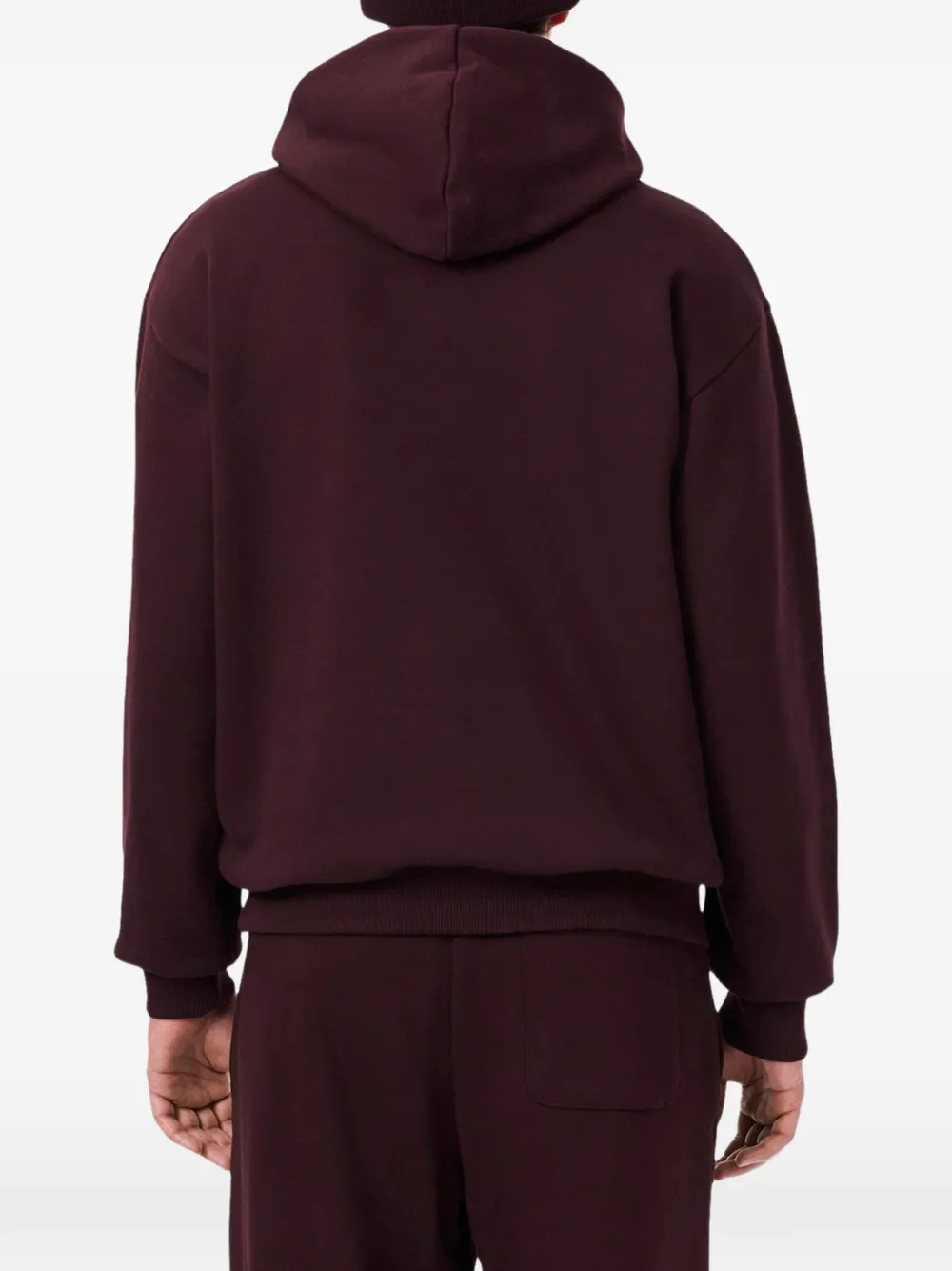 Lacoste Hoodie met logopatch Bruin