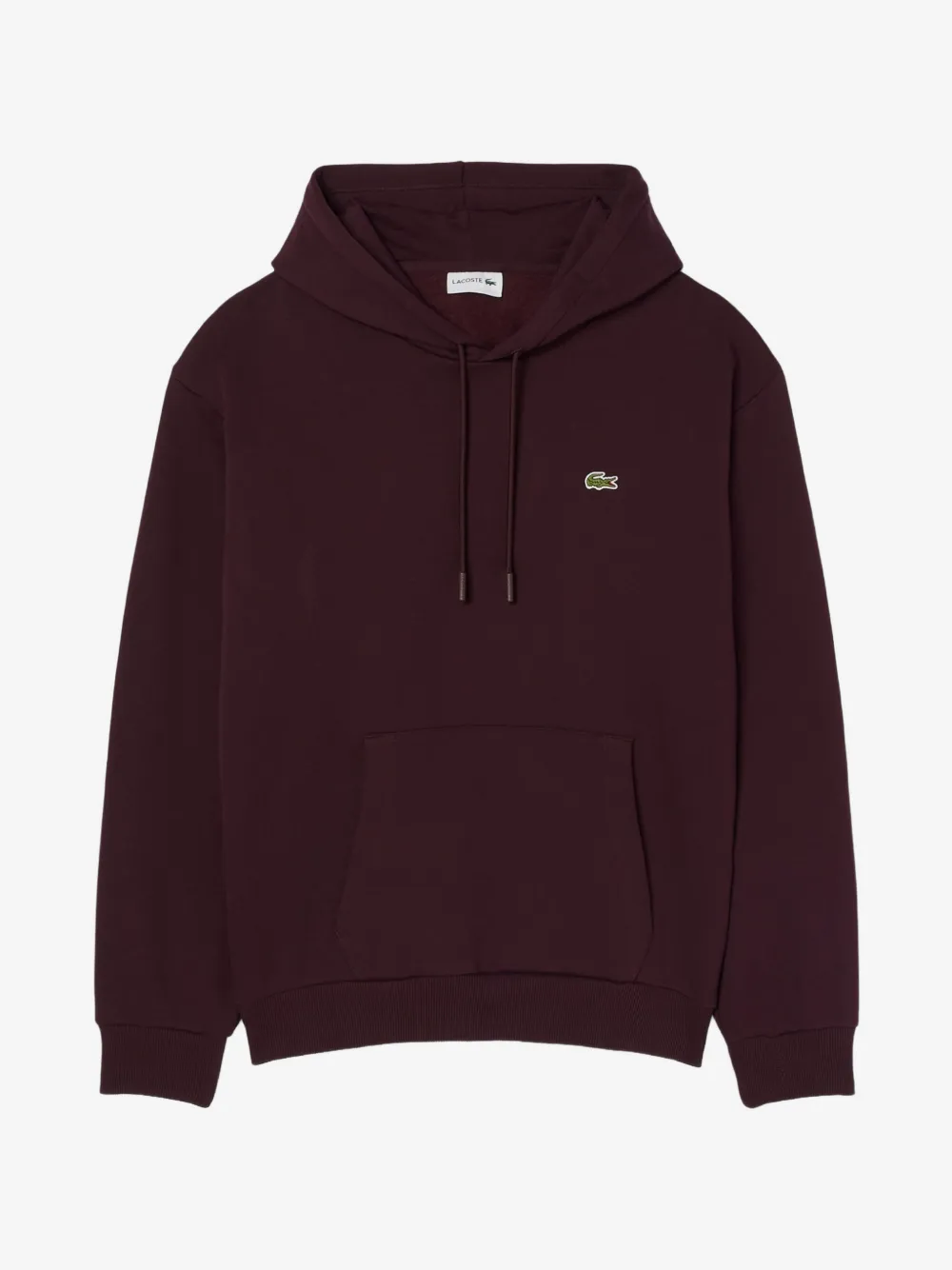 Lacoste logo-patch hoodie | brun | Image 1