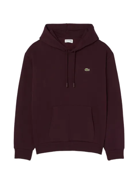 Lacoste logo-patch hoodie