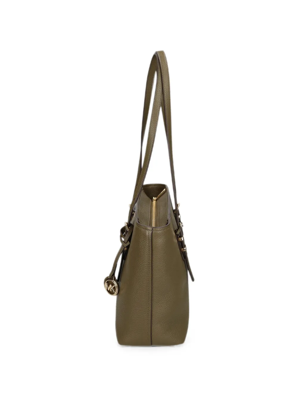 Michael Kors Shopper met logo-plakkaat en gespen Groen