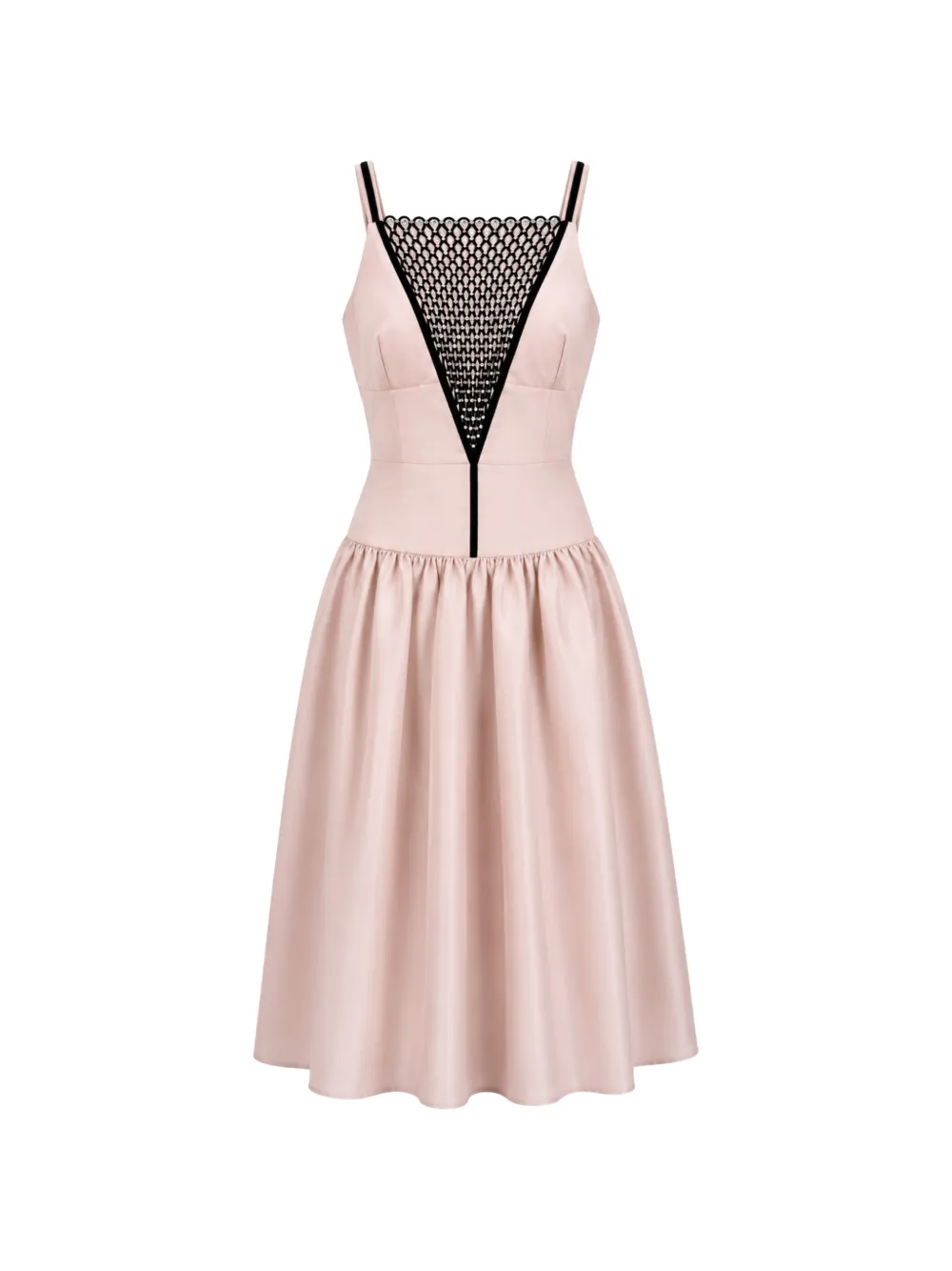 Nafsika Skourti Crystal-embellished Dress In Pink