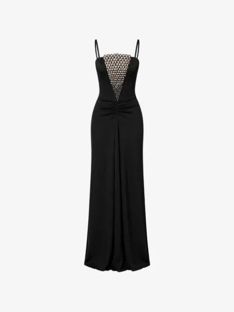 Nafsika Skourti Vertigo embellished maxi dress
