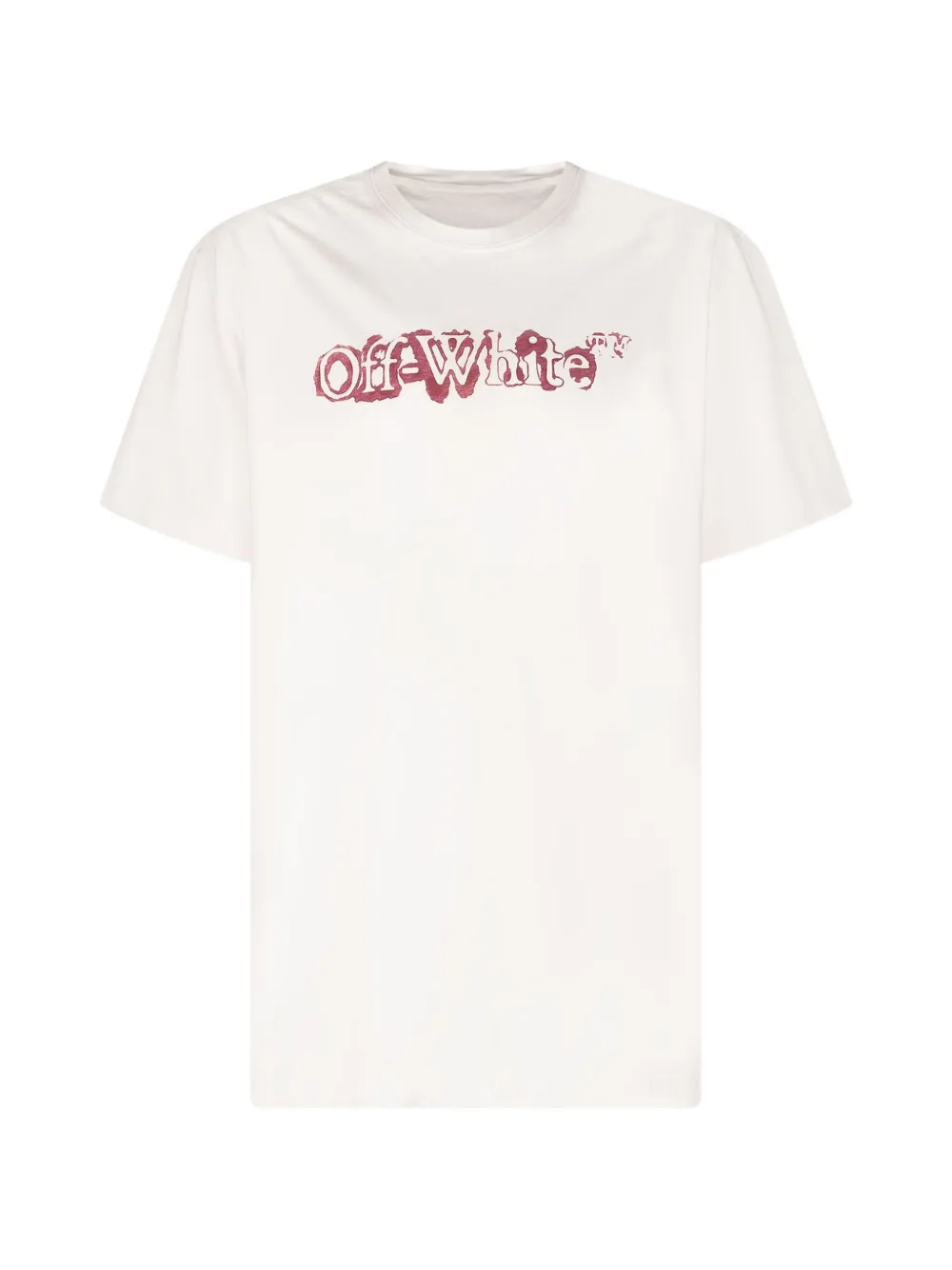 Off-White Kids Bookish logo-print T-shirt - Bianco