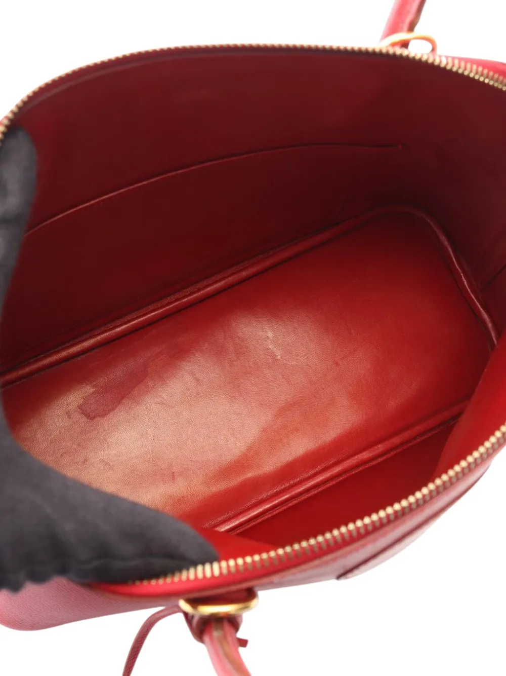 Hermès Pre-owned 1999 Courchevel Bolide 31 Satchel in Red, view 5