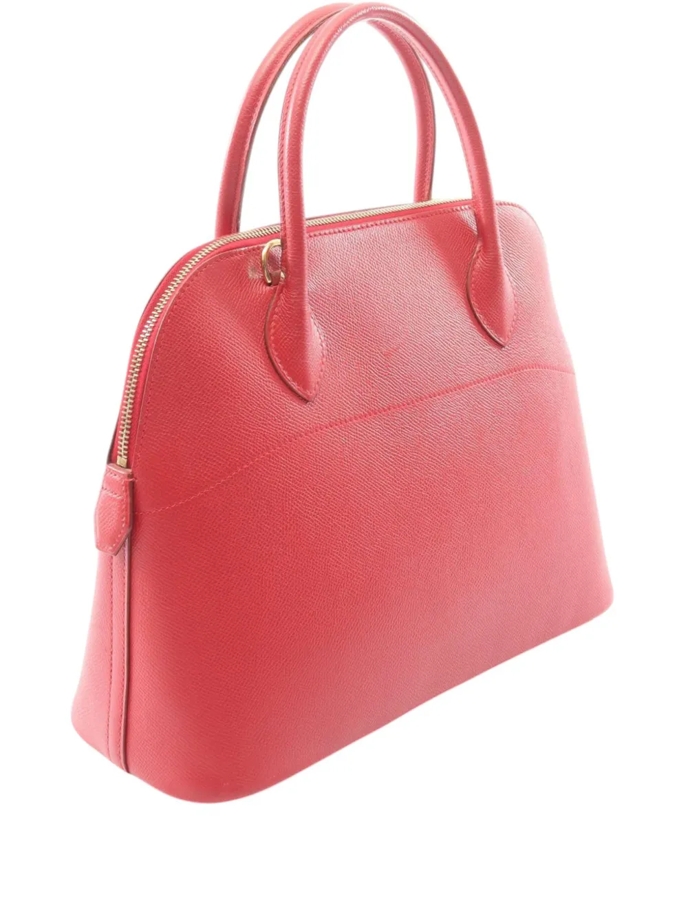 Hermès Pre-owned 1999 Courchevel Bolide 31 Satchel in Red, view 3