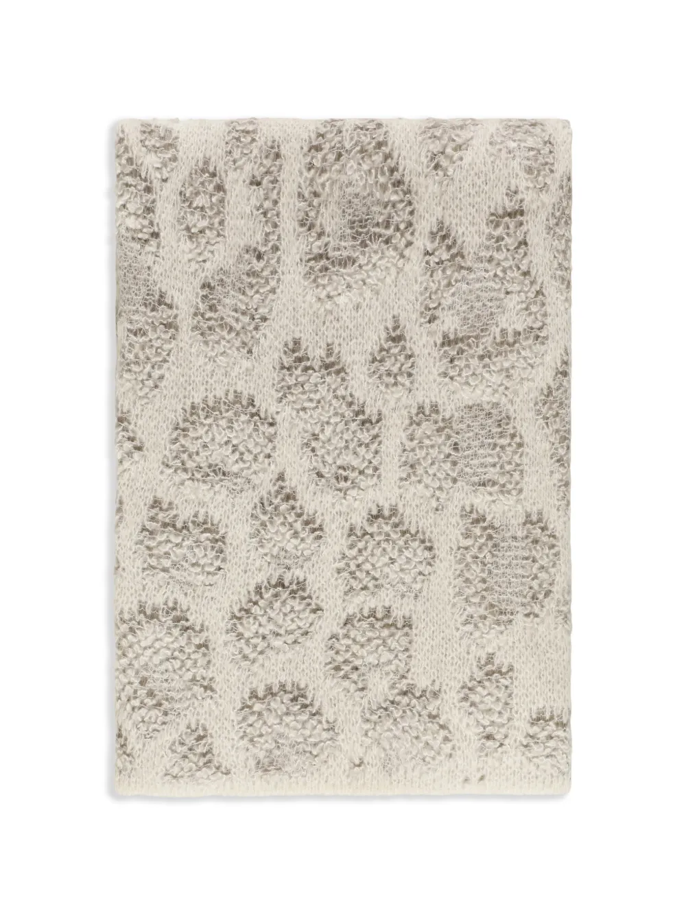 Avant Toi leopard-pattern knit scarf - Toni neutri