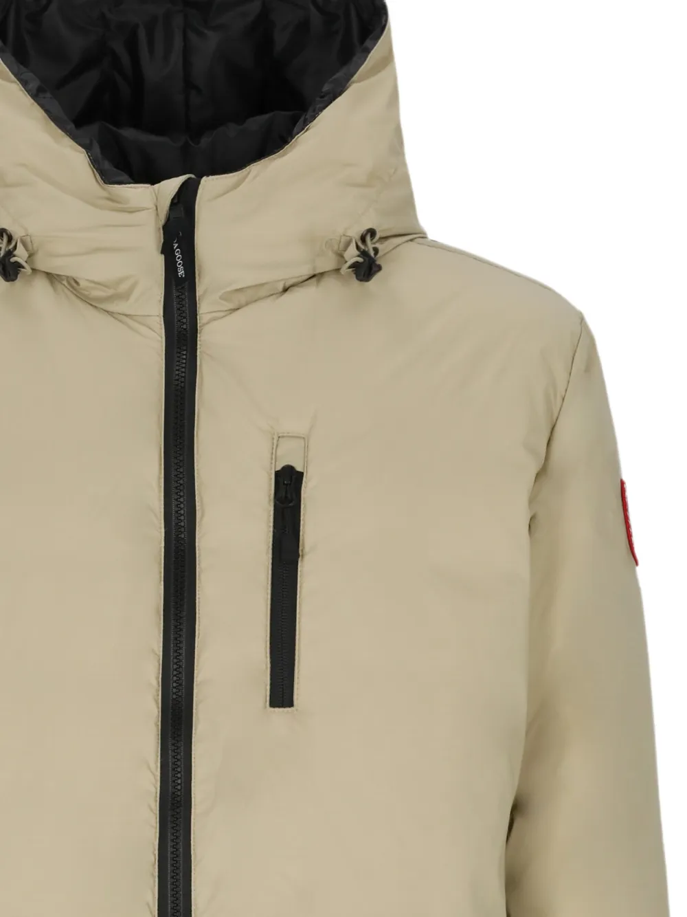 Canada Goose Lodge hooded jacket Beige