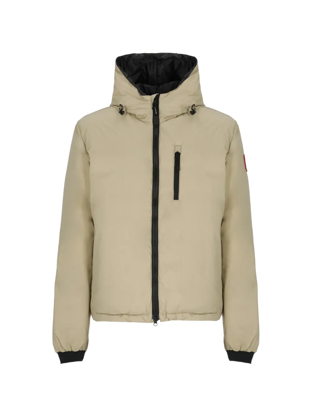 Canada Goose 로지 로고 패치 후드 재킷 | 뉴트럴 | Image 1