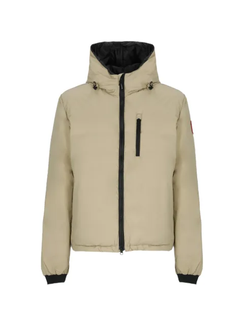Canada Goose Lodge hooded logo-patch jacket
