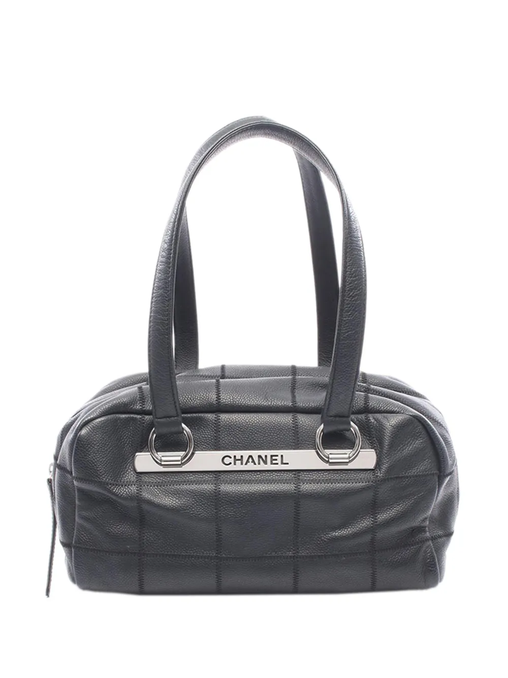 CHANEL Pre-Owned 1991-1994 Caviar Choco Bar handbag - Black