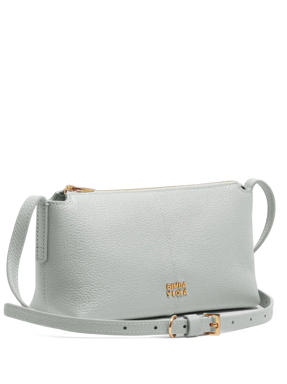 BIMBA Y LOLA Leren mini-crossbodytas Blauw