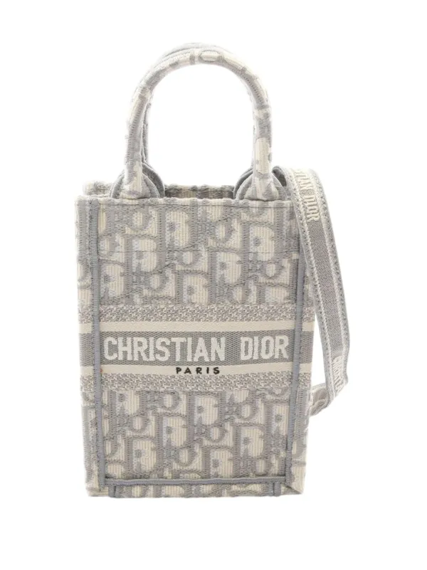 Christian Dior Pre-Owned 2020-2026 ミニ オブリーク キャンバス 
