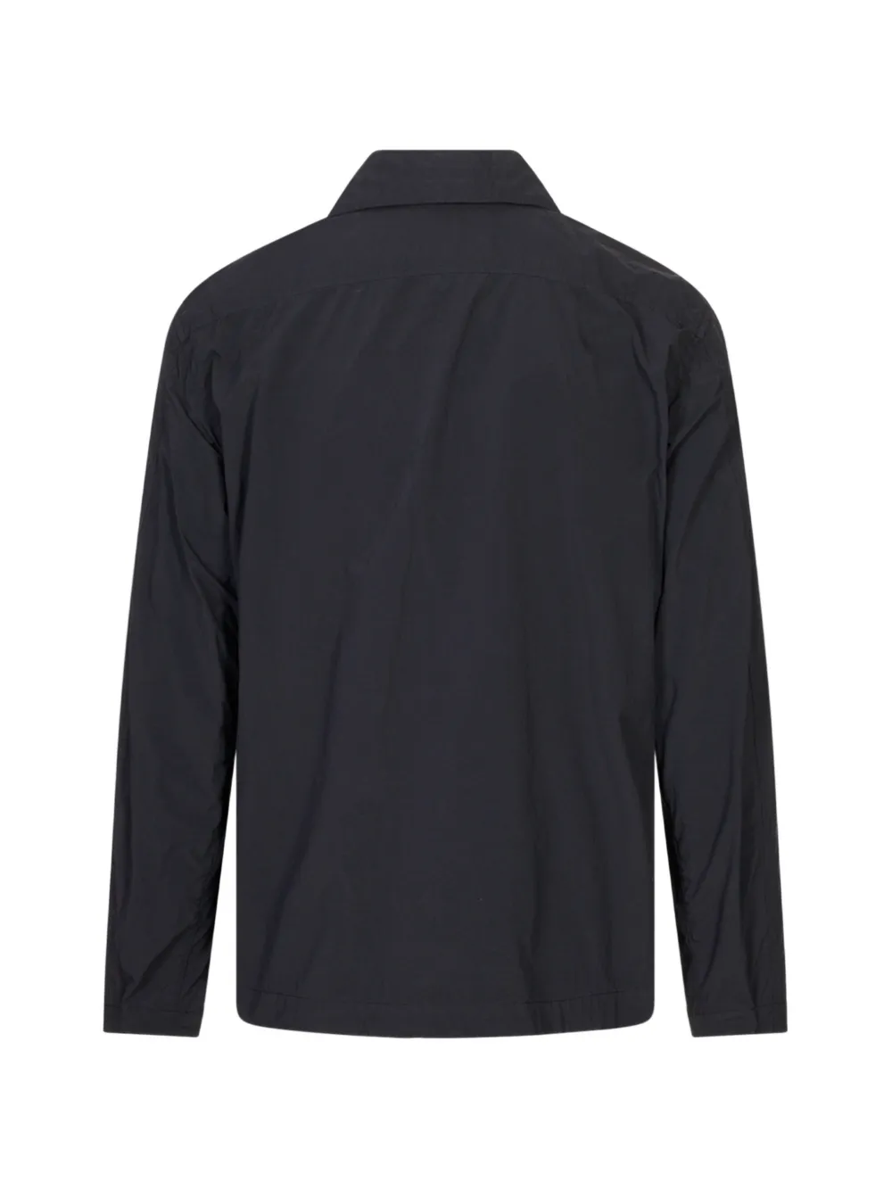 Stone Island 1200044 nylon Smerigliato_S.I. Ghost shirtjack Blauw