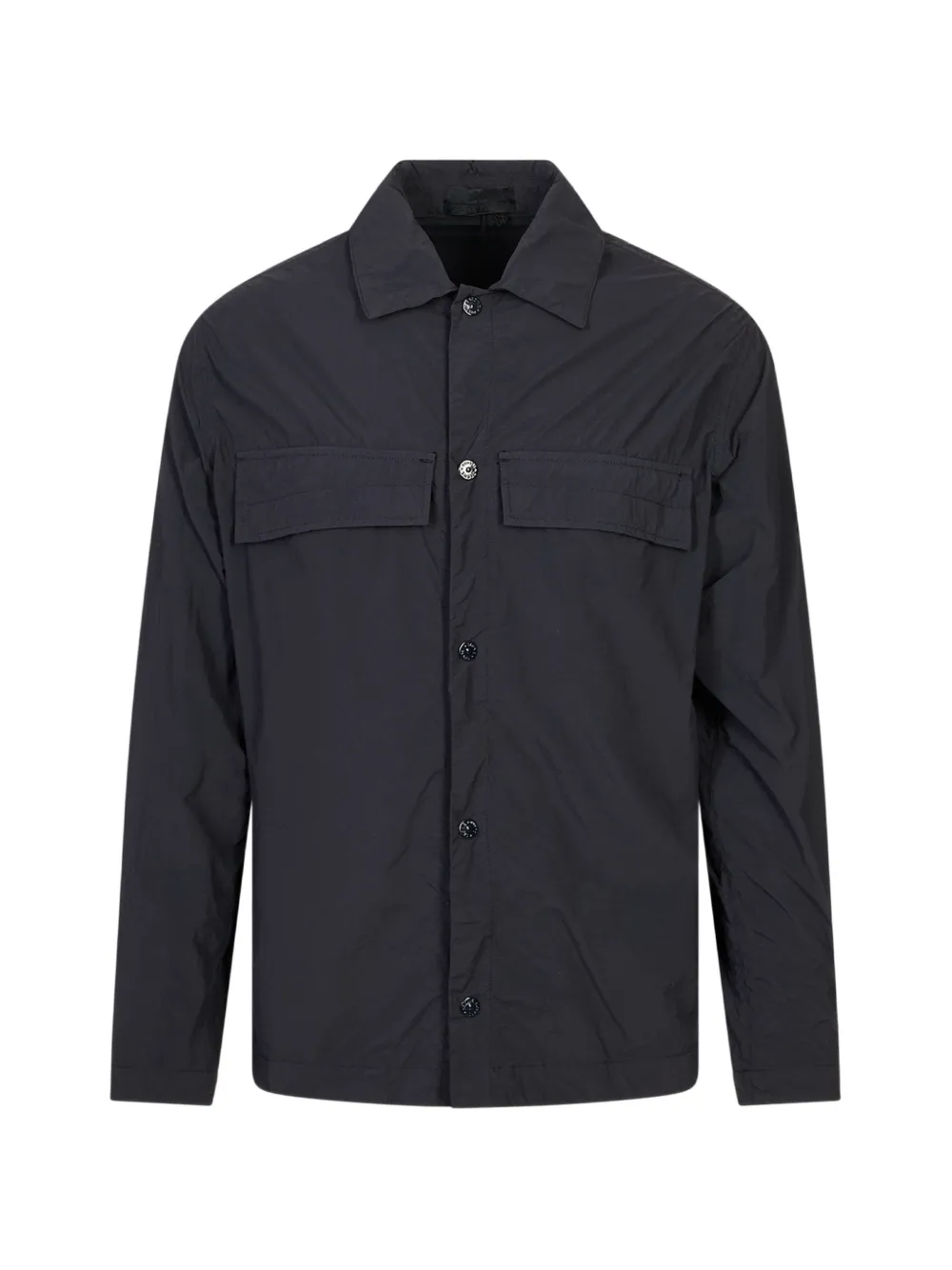 Stone Island 1200044 Nylon Smerigliato_S.I. Ghost shirt jacket - Blu