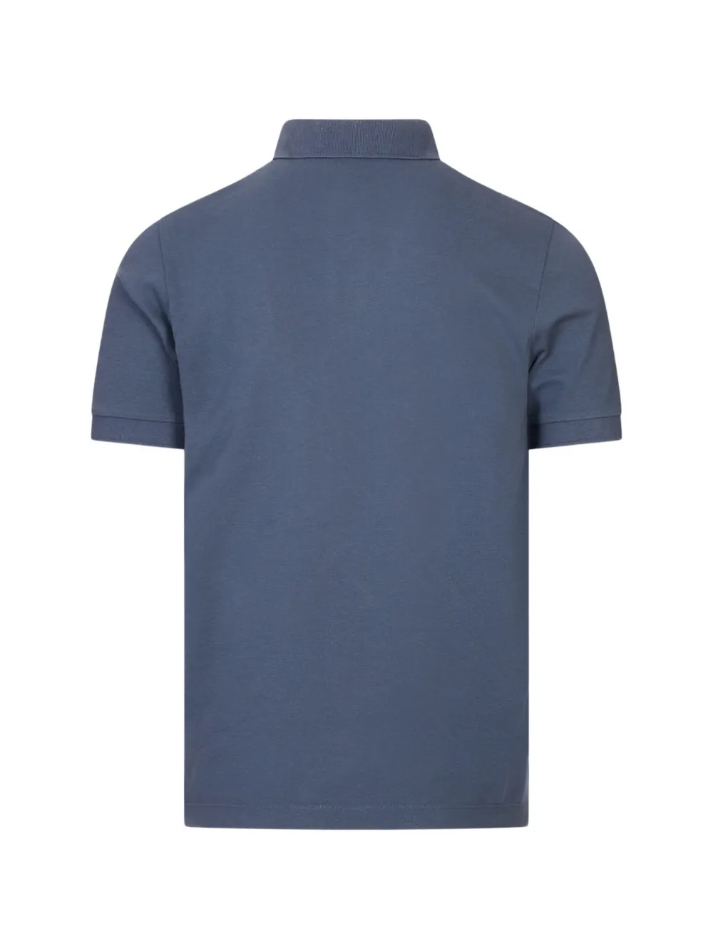 Stone Island logo-patch polo shirt Blauw